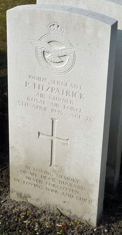 Sgt Patrick Fitzpatrick<br/><br /><br />died April 5th, 1945
